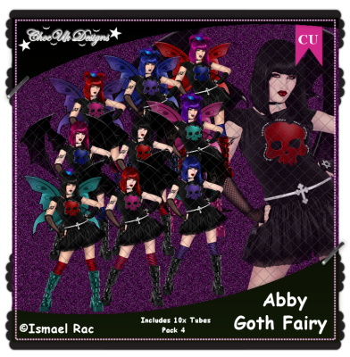 Abby Goth Fairy CU/PU Pack 4