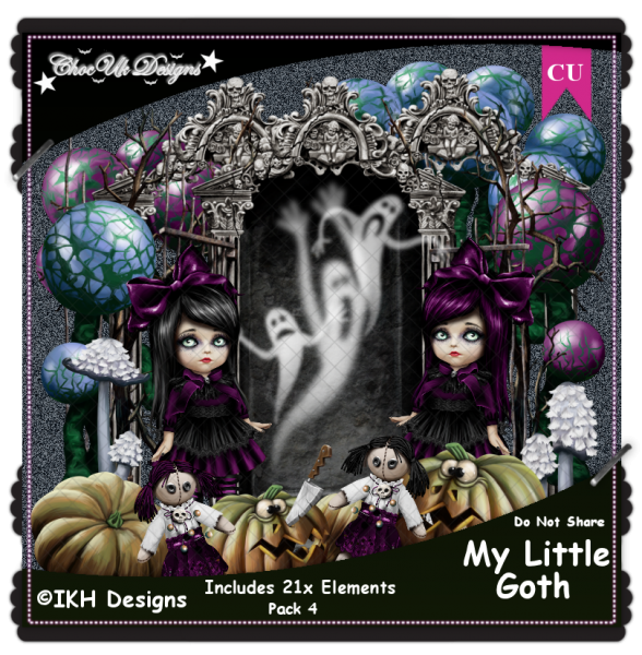 My Little Goth Elements CU/PU Pack 4 - Click Image to Close