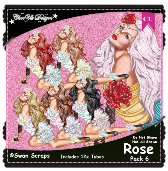 Rose CU/PU Pack 6 - Click Image to Close