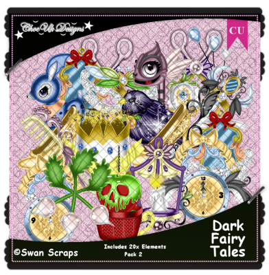 Dark Fairy Tales Elements CU/PU Pack 2