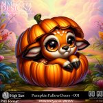 AI - Pumpkin Fallow Deers - CU001 (CU4PU/PNG)
