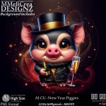 AI - CU New Year Piggies (CU4PU / PNG)