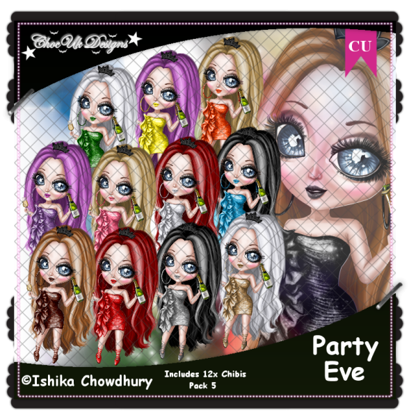 Party Eve CU/PU Pack 5 - Click Image to Close