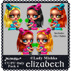 Elizabeth CU/PU Pack 4