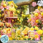FRESH SUMMER SCRAP KIT - TAGGER SIZE by Disyas