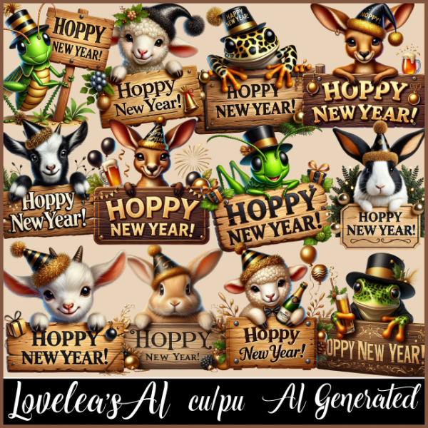 HOPPY NEW YEAR PACK - Click Image to Close