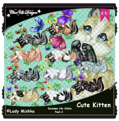 Cute Kitten CU/PU Pack 2