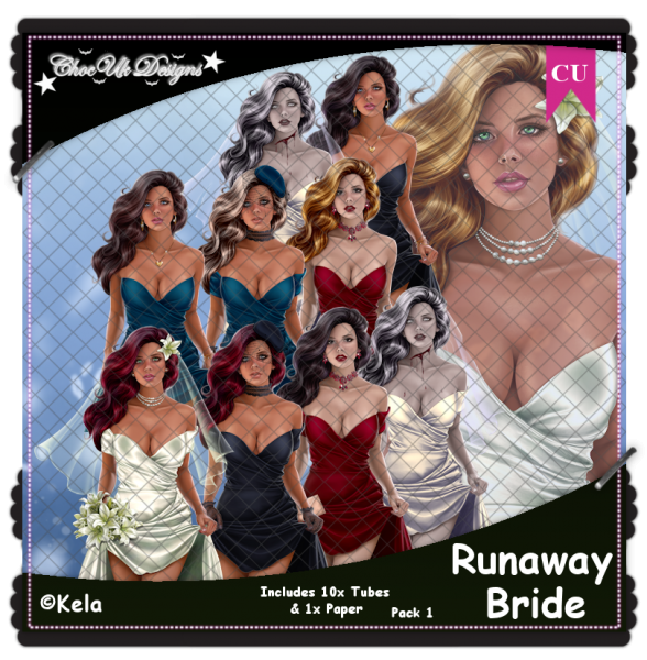 Runaway Bride CU/PU Pack 1 - Click Image to Close