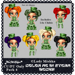 Color Me In Steam CU/PU Becky Pack 4