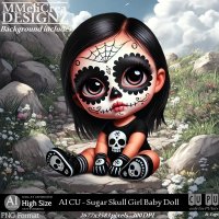 AI - CU Sugar Skull Girl Baby Doll (CU4PU/PNG)