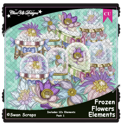 Frozen Flowers Elements CU/PU Pack 1