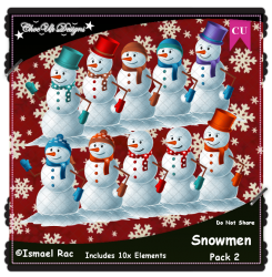 Snowmen Elements CU/PU Pack 2 Snowmen Elements CU/PU Pack 2