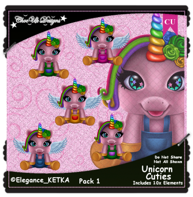 Unicorn Cuties Elements CU/PU Pack 1