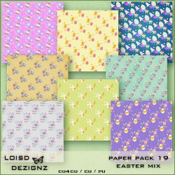 Paper Pack 19 - Easter - cu4cu/cu/pu