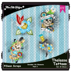 Thalassa Tattoos Elements CU/PU Pack 6
