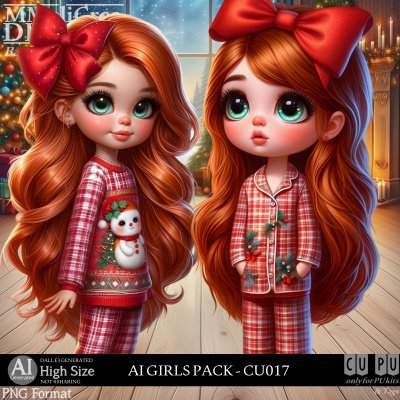 AI - GIRLS PACK CU017 (CU4PU/PNG)