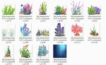 Designer Stash 137 - Ocean Plants - cu4cu/cu/pu
