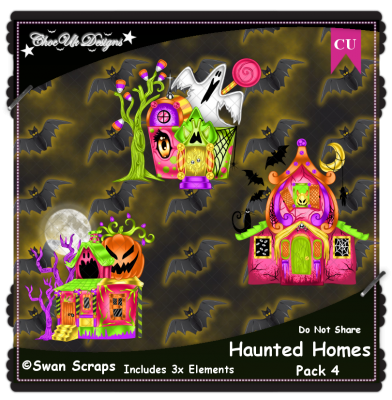 Haunted Homes Elements CU/PU Pack 4