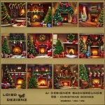 AI Designer Backgrounds 02 - Christmas - cu4cu/cu/pu