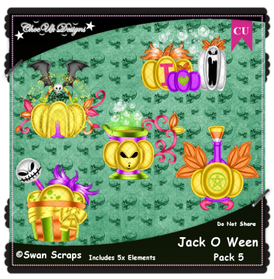 Jack O Ween CU/PU Pack 5