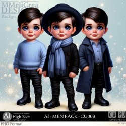 AI - MEN PACK CU008 (CU4PU/PNG)