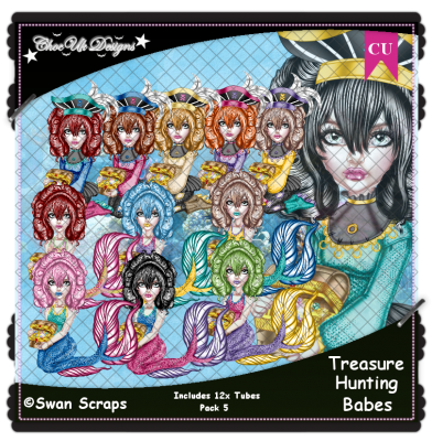 Treasure Hunting Babes CU/PU Pack 5