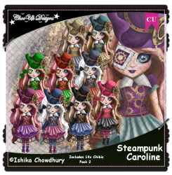 Steampunk Caroline CU/PU Pack 2