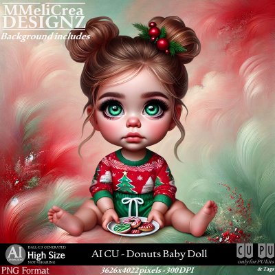 AI - CU Donuts Baby Doll (CU4PU/PNG)