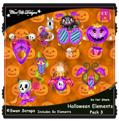 Halloween Elements CU/PU Pack 3