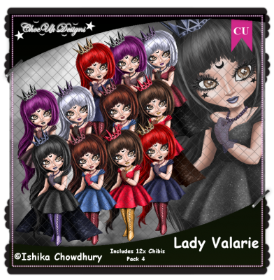 Lady Valerie CU/PU Pack 4