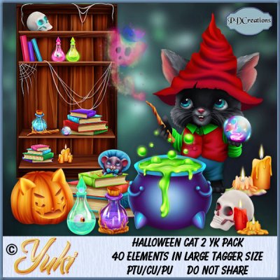 Halloween Cats 2 YK Pack