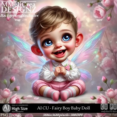 AI - CU Fairy Boy Baby Doll (CU4PU/PNG)