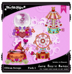 Love Music Boxes CU/PU Pack 1 Love Music Boxes CU/PU Pack 1
