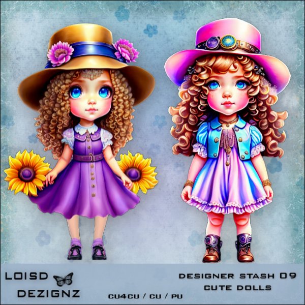 AI Designer Stash 09 - Cute Dolls - cu4cu/cu/pu - Click Image to Close