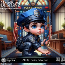 AI - CU Police Baby Doll (CU4PU/PNG)