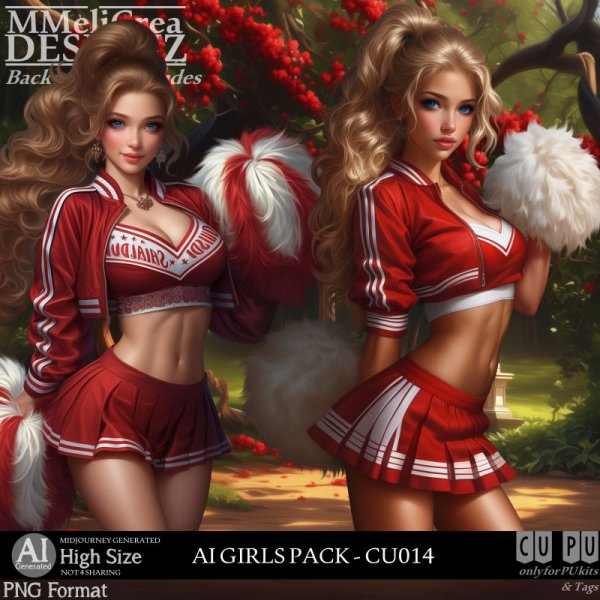 AI - GIRLS PACK CU014 (CU4PU/PNG) - Click Image to Close