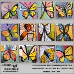 Designer Backgrounds 89 - Abstract Butterflies - cu4cu/cu/pu