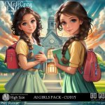 AI - GIRLS PACK CU015 (CU4PU/PNG)