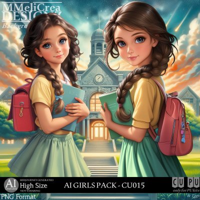 AI - GIRLS PACK CU015 (CU4PU/PNG)