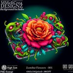 AI - Zombie Flowers - CU001 (CU4PU/PNG)