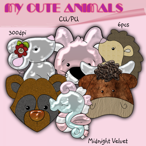 My Cute Animals elements 2 - Click Image to Close