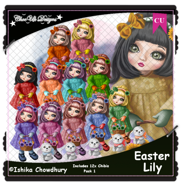 Easter Lily CU/PU Pack 1 - Click Image to Close