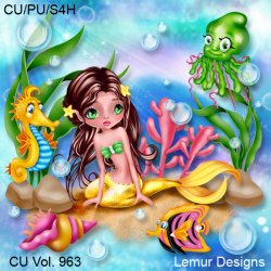 CU Vol. 963 Mermaid by Lemur Designs