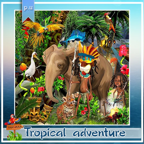 Tropical adventure PU - Click Image to Close