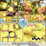 FRESH SUMMER SCRAP KIT BUNDLE - TS by Disyas