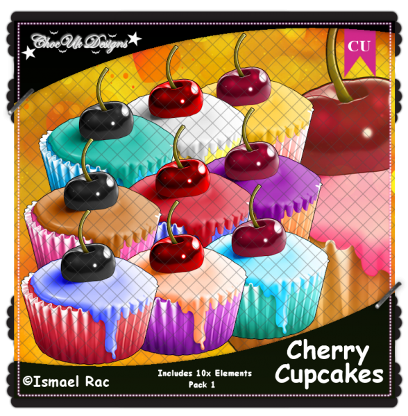 Cherry Cupcakes CU/PU Pack 1 - Click Image to Close