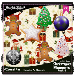 Christmas Elements CU/PU Pack 6 Christmas Elements CU/PU Pack 6