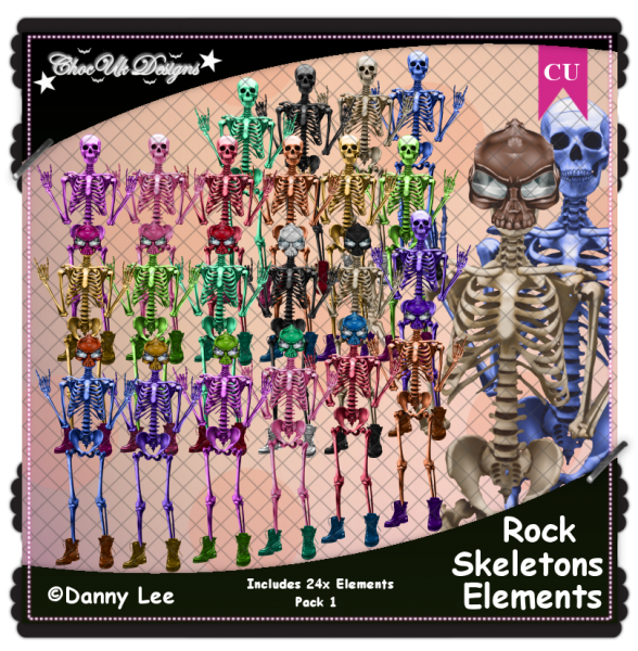 Rock Skeletons CU/PU Pack - Click Image to Close