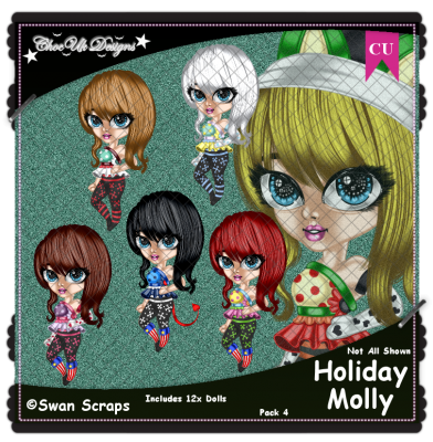 Holiday Molly CU/PU Pack 4