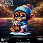 AI - Chimpanzees - CU001 (CU4PU/PNG)